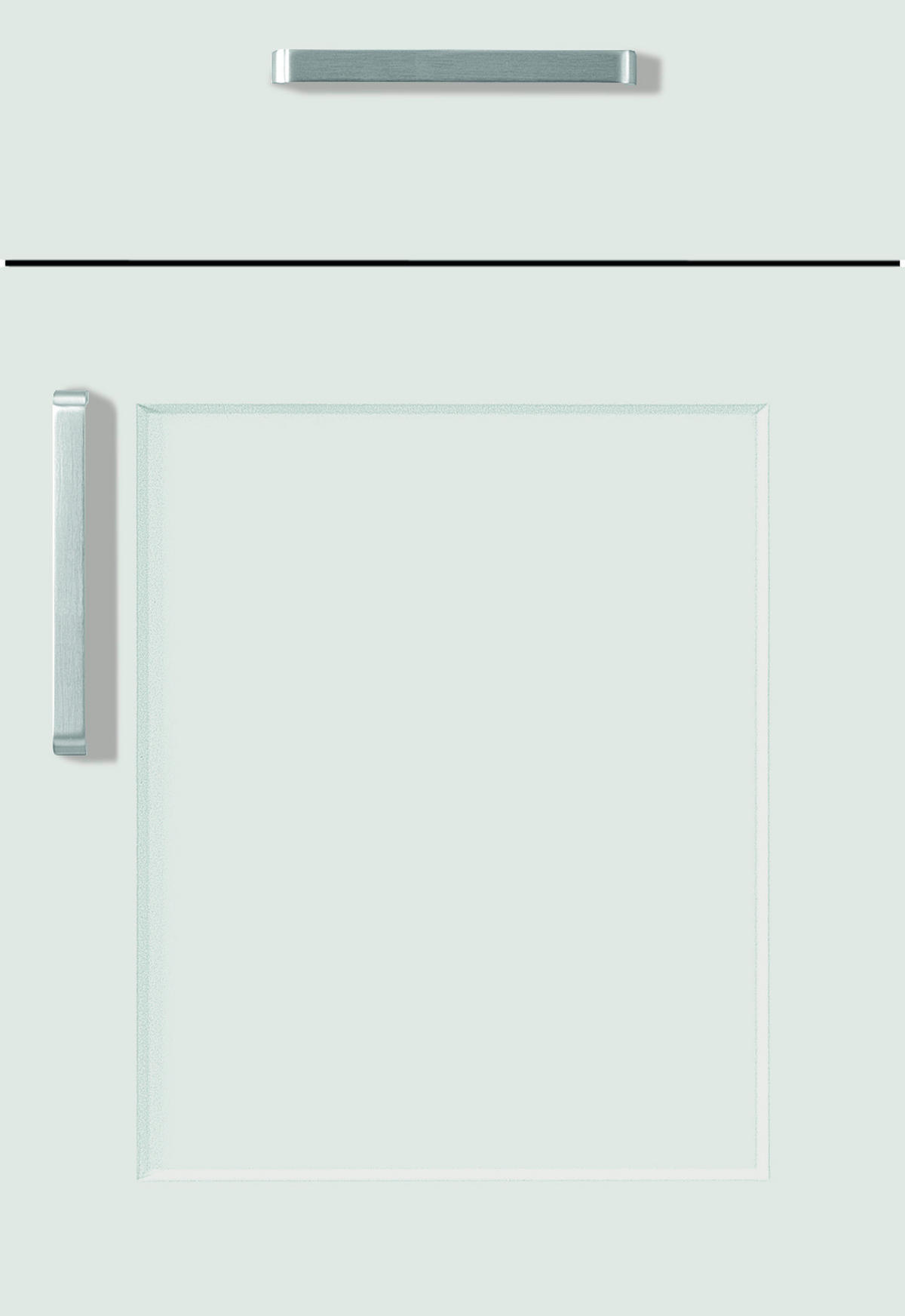 ECKKÜCHE 290,0/185,4 cm  in Hellgrau  - Eichefarben/Hellgrau, Basics, Glas/Holzwerkstoff (290,0/185,4cm) - Impuls