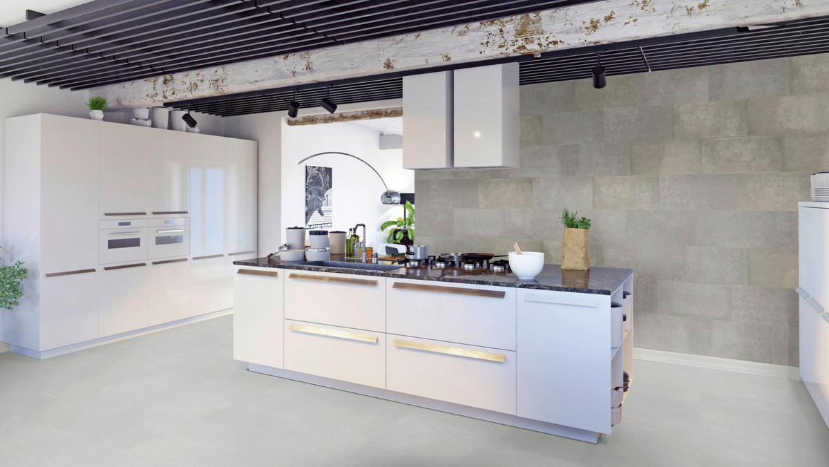 WANDPANEEL 60/30/0,4 cm  - Greige, Design, Kunststoff (60/30/0,4cm)