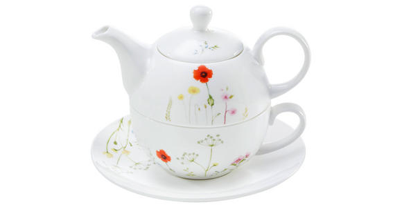 TEA-FOR-ONE-SET Wildflower  - Multicolor, Basics, Keramik - Novel