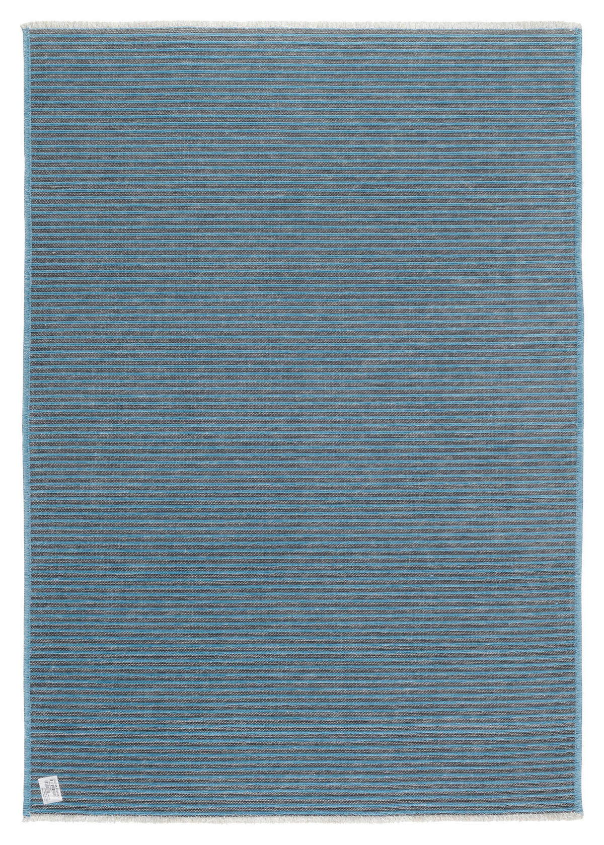 Chic: NOVEL Flachwebeteppich ( 65/130 cm Blau, Grau  - Blau/Grau, Design, Textil (65/130cm) - Novel