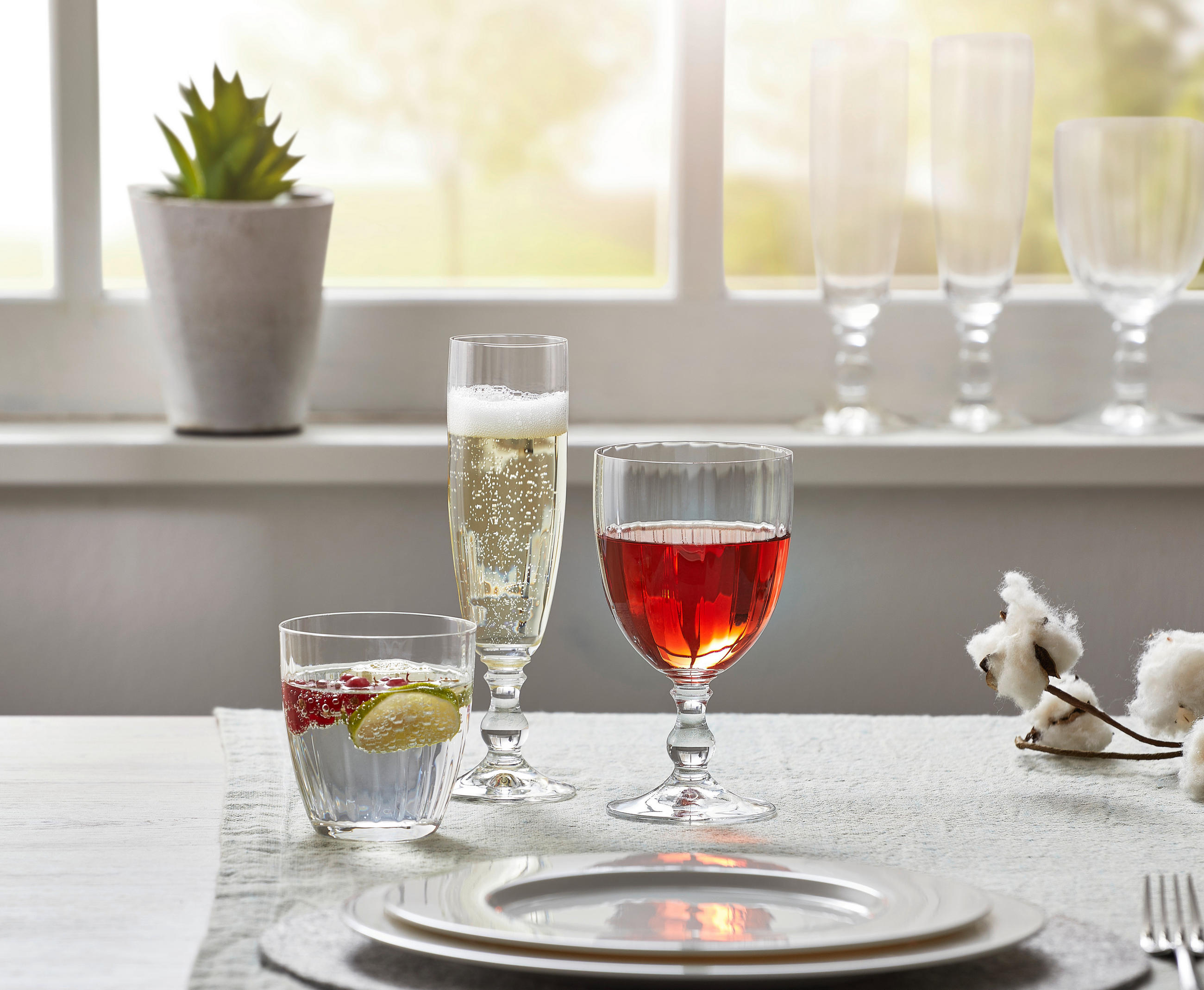 SEKTGLAS 230 ml  - Klar, Trend, Glas (0,23l) - Novel