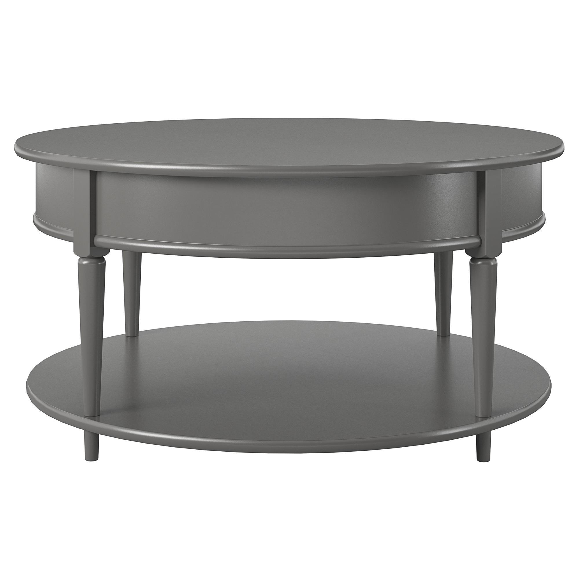 COUCHTISCH Aurora 91/46/91 cm rund Grau  - Grau, Design, Holzwerkstoff (91/46/91cm) - MID.YOU