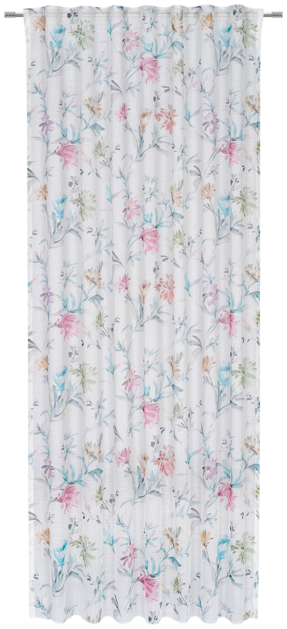 FERTIGVORHANG  halbtransparent  140/245 cm   - Multicolor, Natur, Kunststoff (140/245cm) - Esposa