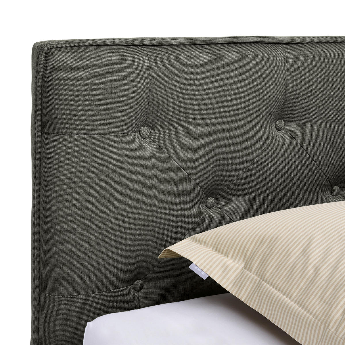 TAPECIRANI KREVET    180/200 cm  - tamno siva, Moderno, drvo/tekstil (180/200cm) - Carryhome