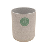 FOGKEFETARTÓ POHÁR műanyag, természetes anyagok  - bézs, Basics, műanyag/természetes anyagok (7/9,1/7cm) - Sadena