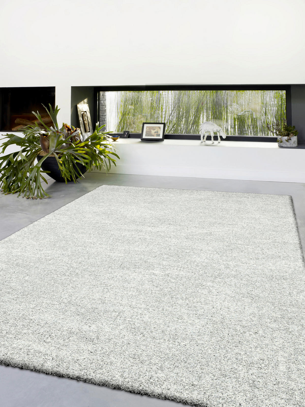 WEBTEPPICH Wohnzimmer 200/290 cm Spring Blau, Weiß rechteckig  - Blau/Weiß, KONVENTIONELL, Textil (200/290cm) - Novel