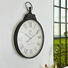 WANDUHR Weiß - Weiß, LIFESTYLE, Glas/Holz (60/86/6cm) - Ambia Home