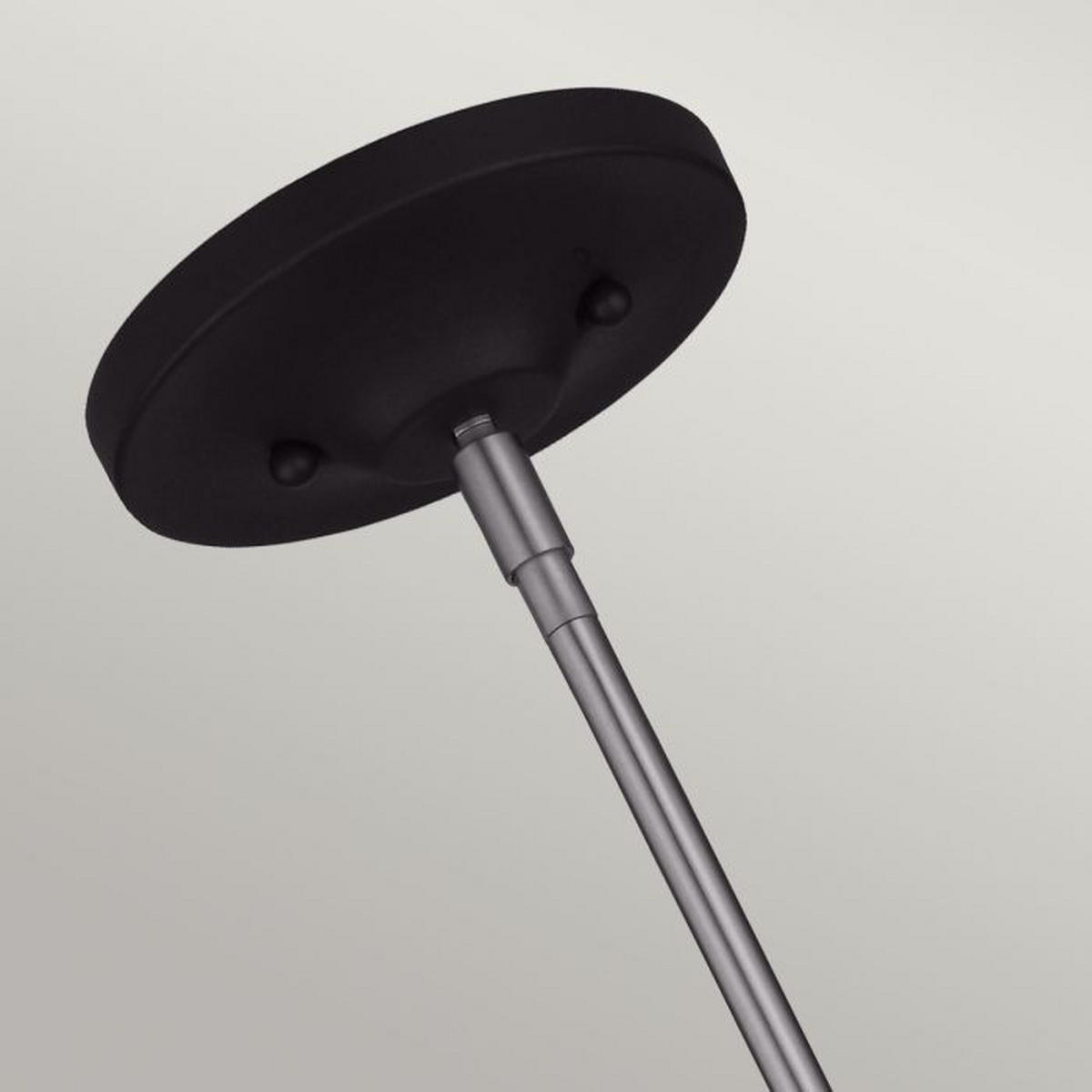 VISEČA SVETILKA  Holloway      47.9/54 cm      E27 - barve nerjavečega jekla/črna, Konvencionalno, kovina (47.9/54cm) - Elstead Lighting