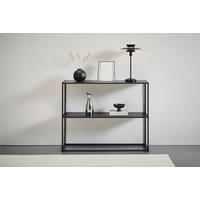 KONSOLENTISCH Schwarz  - Schwarz, Basics, Holzwerkstoff/Metall (99,4/32,4/79cm) - Xora