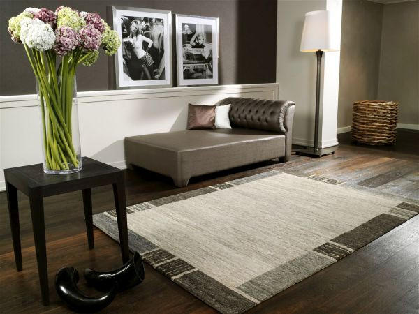 WOLLTEPPICH 170/240 cm Natura Silk Greny  - Braun/Naturfarben, Basics, Textil (170/240cm) - Cazaris