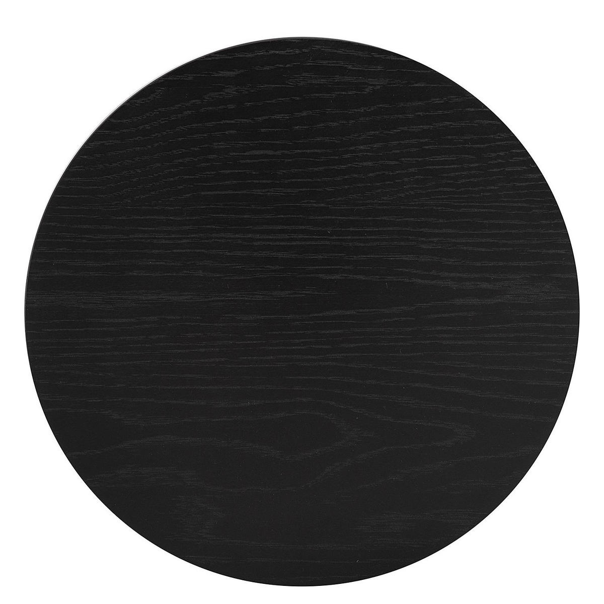 SIDOBORD i trä, trämaterial 40/40/45 cm  - svart, Modern, trämaterial/trä (40/40/45cm) - home24