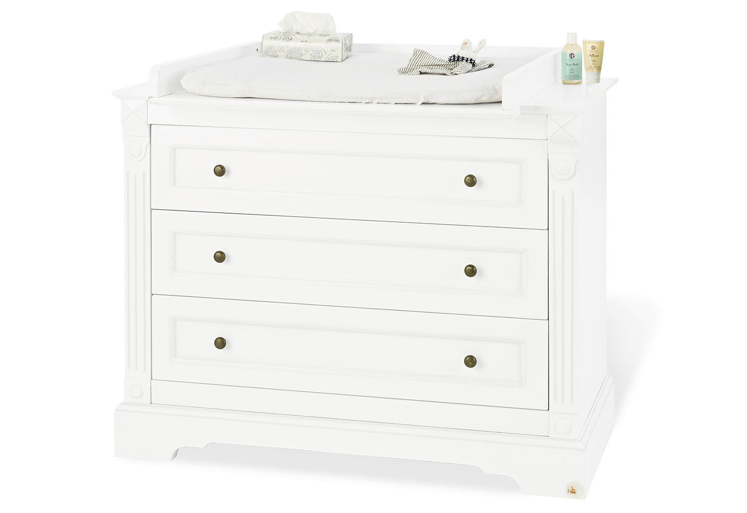 Pinolino Wickelkommode Pinolino Emilia Weiß 119x101x78 bzw 58 cm