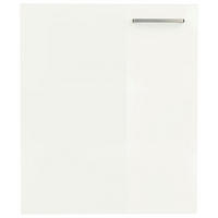 KÜCHENSCHRANKFRONT 60/72/1,9 cm  in Weiß Hochglanz  - Edelstahlfarben/Weiß Hochglanz, MODERN, Holzwerkstoff/Metall (60/72/1,9cm) - Nobilia