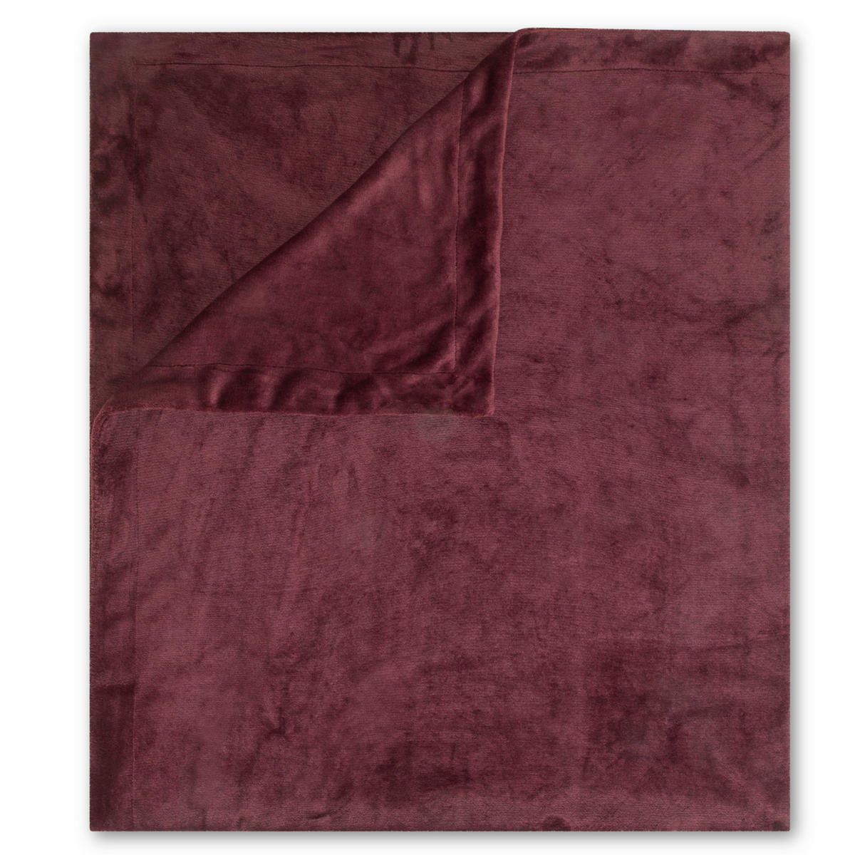 PLAID HIP 160/180 cm  - Bordeaux/Rot, Basics, Textil (160/180cm)