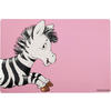 TISCHSET Happy Zoo Kunststoff Rosa, Schwarz, Weiß  - Schwarz/Rosa, KONVENTIONELL, Kunststoff (45/30/0,1cm) - Ritzenhoff Breker
