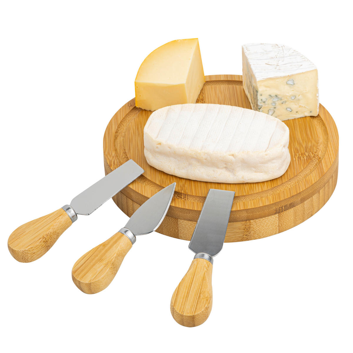 KÄSEMESSERSET  - KONVENTIONELL, Holz/Metall (20/3,2cm)