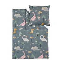 BABYBETTWÄSCHE S.Oliver Junior Satin 100/135 cm  - Multicolor/Grau, Basics, Textil (100/135cm) - S. Oliver