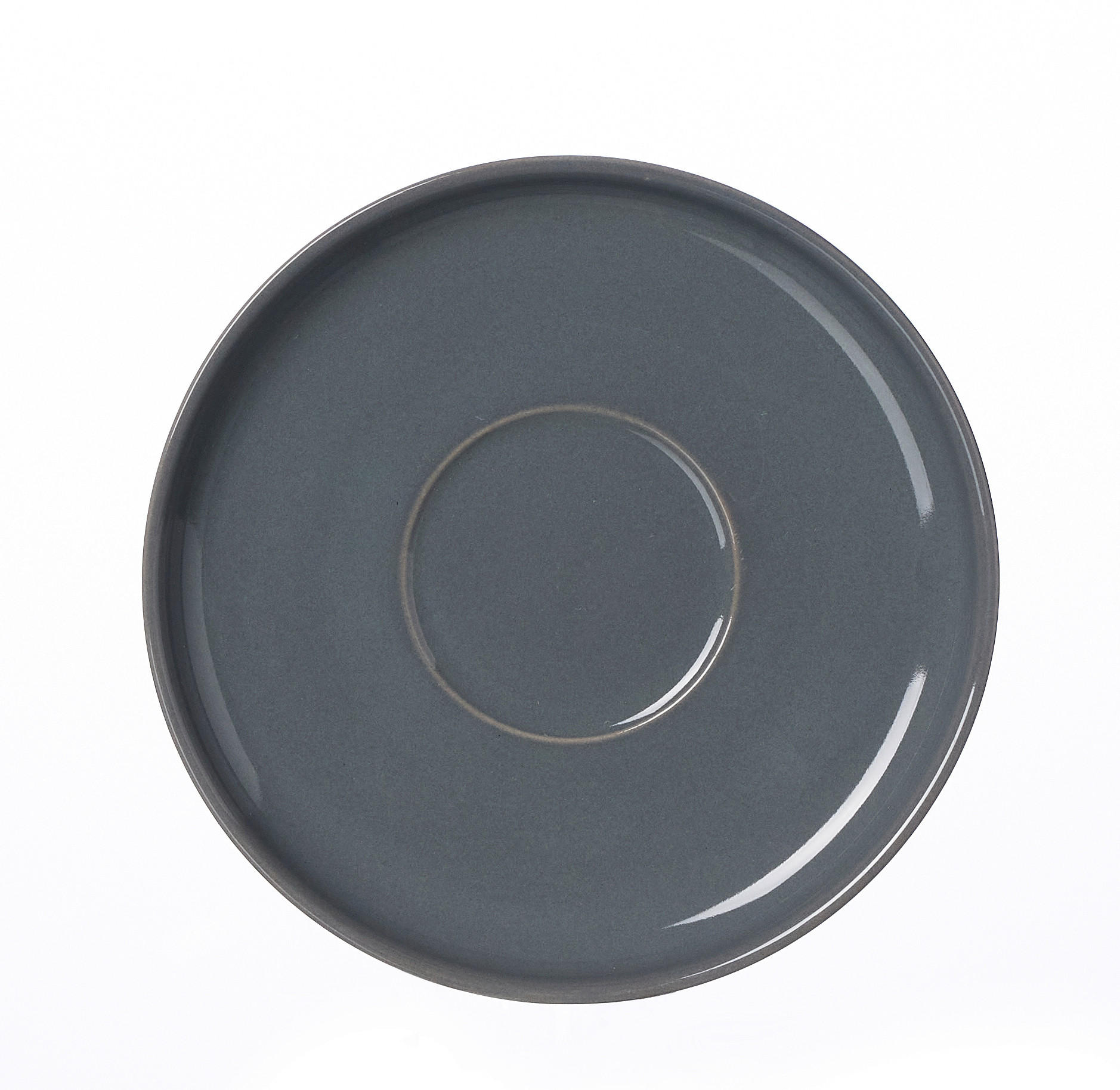 ESPRESSO-UNTERTASSE JASPER 11 cm  - Schwarz/Grau, Basics, Keramik (11cm) - Ritzenhoff Breker