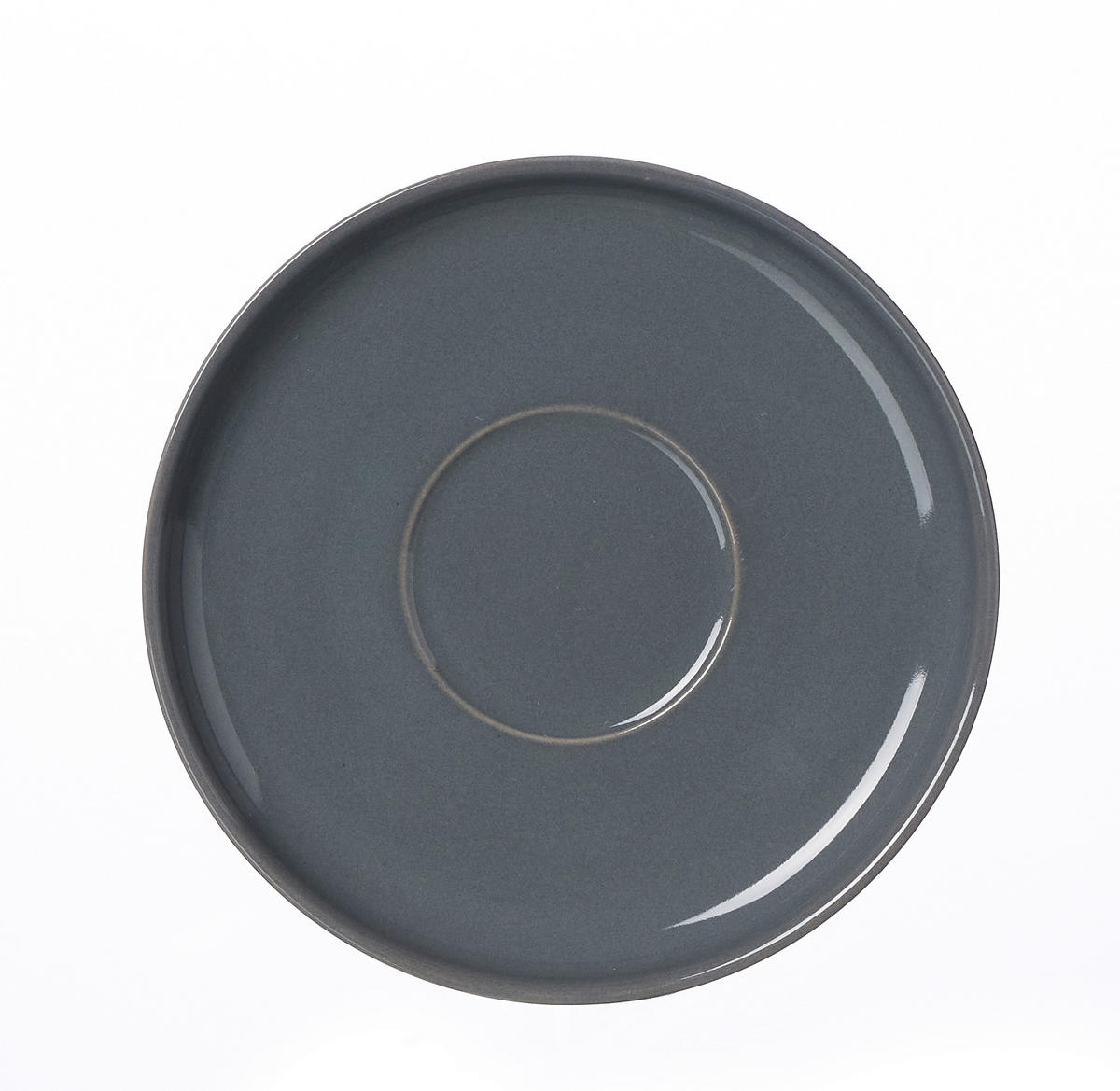 ESPRESSO-UNTERTASSE JASPER 11 cm  - Schwarz/Grau, Basics, Keramik (11cm) - Ritzenhoff Breker