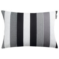 KISSENHÜLLE MR-STRIPE 40/60 cm  - Schwarz/Weiß, Basics, Textil (40/60cm) - Musterring