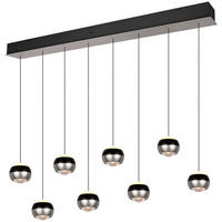 LED-HÄNGELEUCHTE Trio Select 150/13/200 cm   - Schwarz/Nickelfarben, Design, Metall (150/13/200cm) - Trio Leuchten