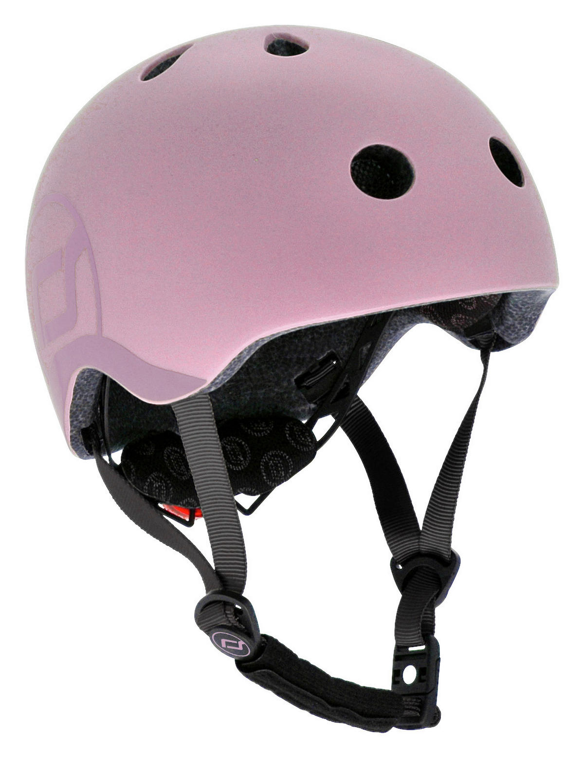 KINDERHELM XXS-S  - Hellgrau/Rosa, Trend, Kunststoff/Textil (XXS-Snull) - Scoot and Ride