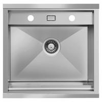 DISKHO 17501000520500100-80  - stålfärgad, Basics, metall (52/24,5/50cm) - Respekta