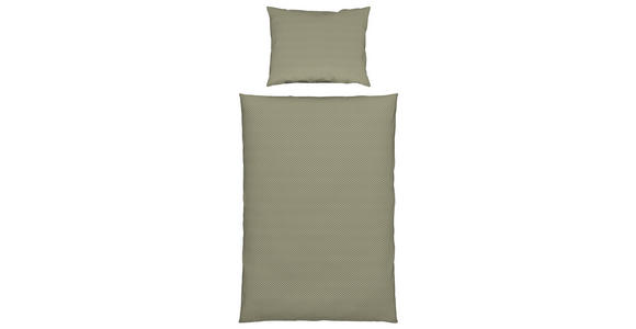 BETTWÄSCHE Flanell 135/200 cm - Grün, Textil (135/200cm) - Novel