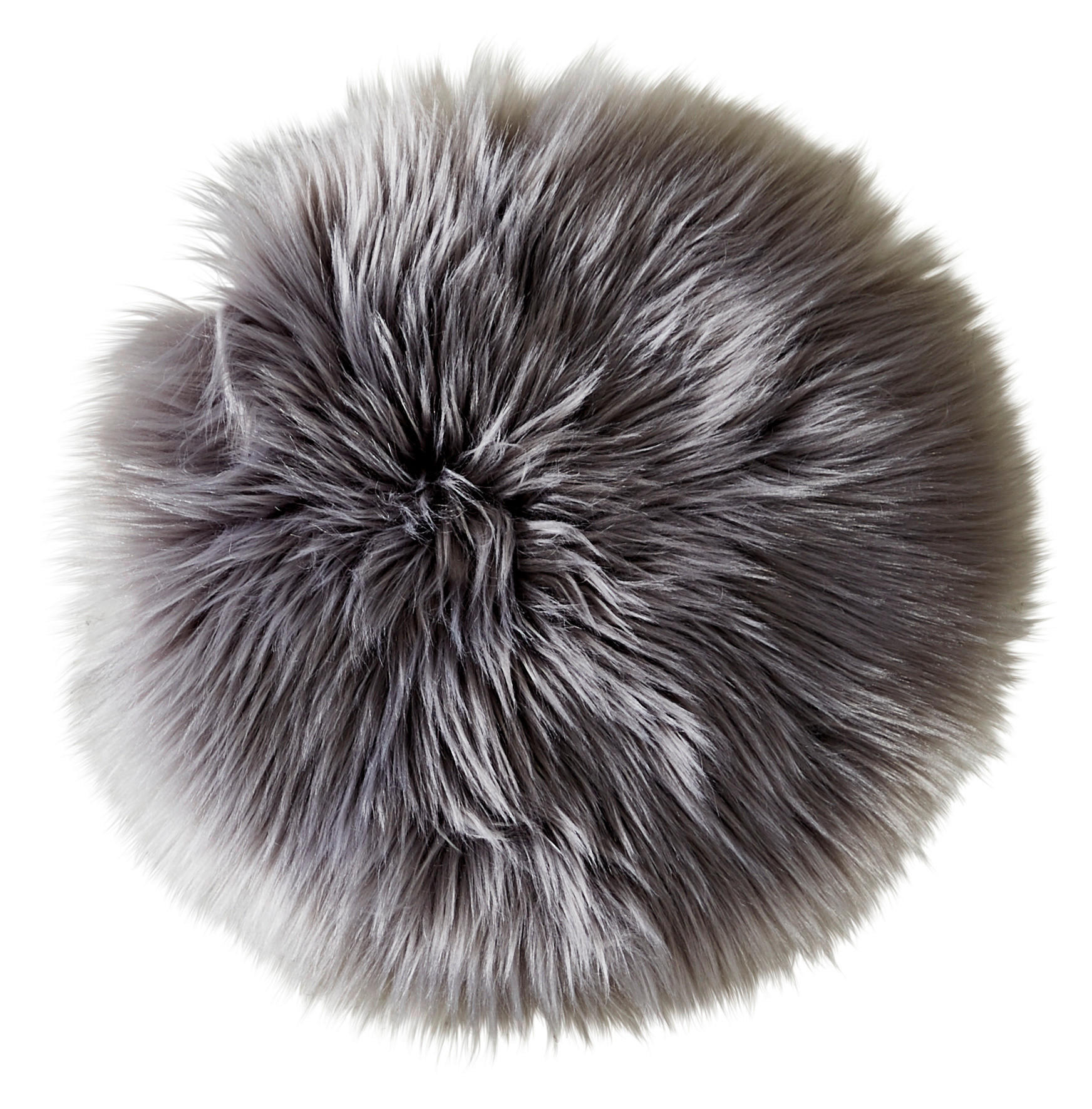 SITZKISSEN 32 cm  - Silberfarben, Trend, Textil (32cm) - Novel