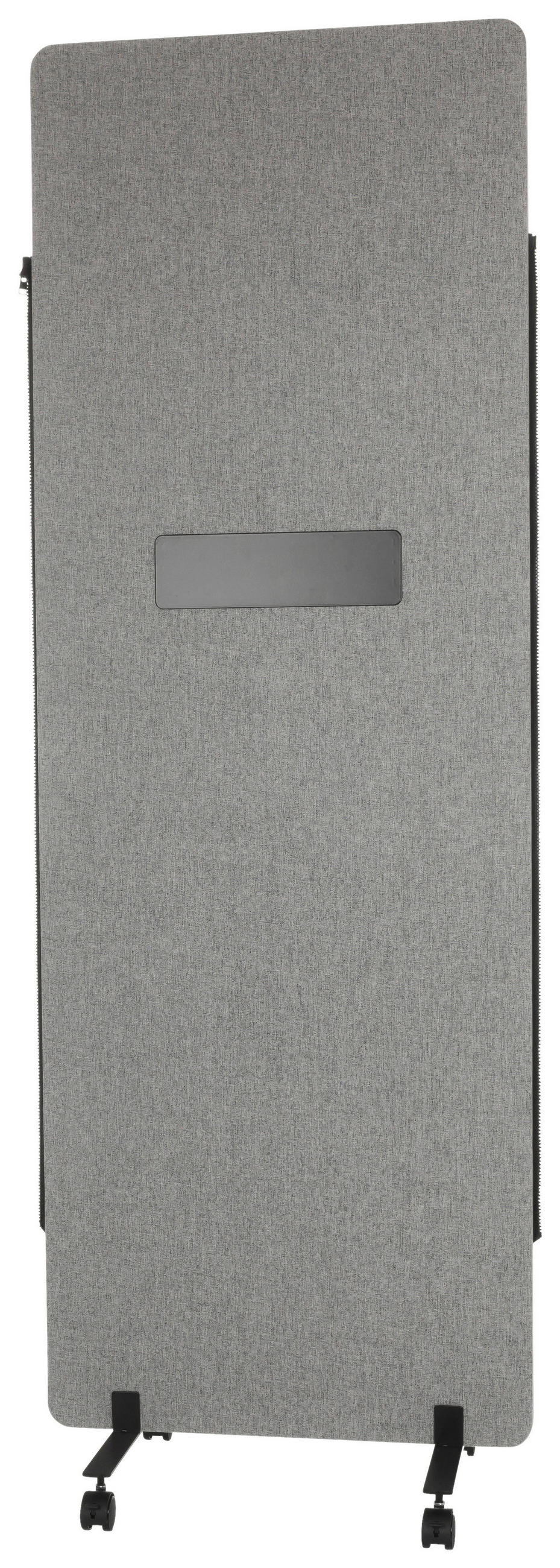 TRENNWAND  in Hellgrau, Klar  - Klar/Hellgrau, Basics, Kunststoff/Textil (60/177/3cm) - MID.YOU
