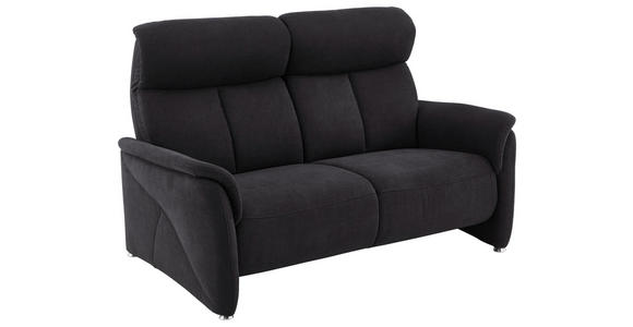 SOFA in Textil Dunkelgrau - Dunkelgrau/Alufarben, KONVENTIONELL, Textil (171/108/102cm) - Cantus