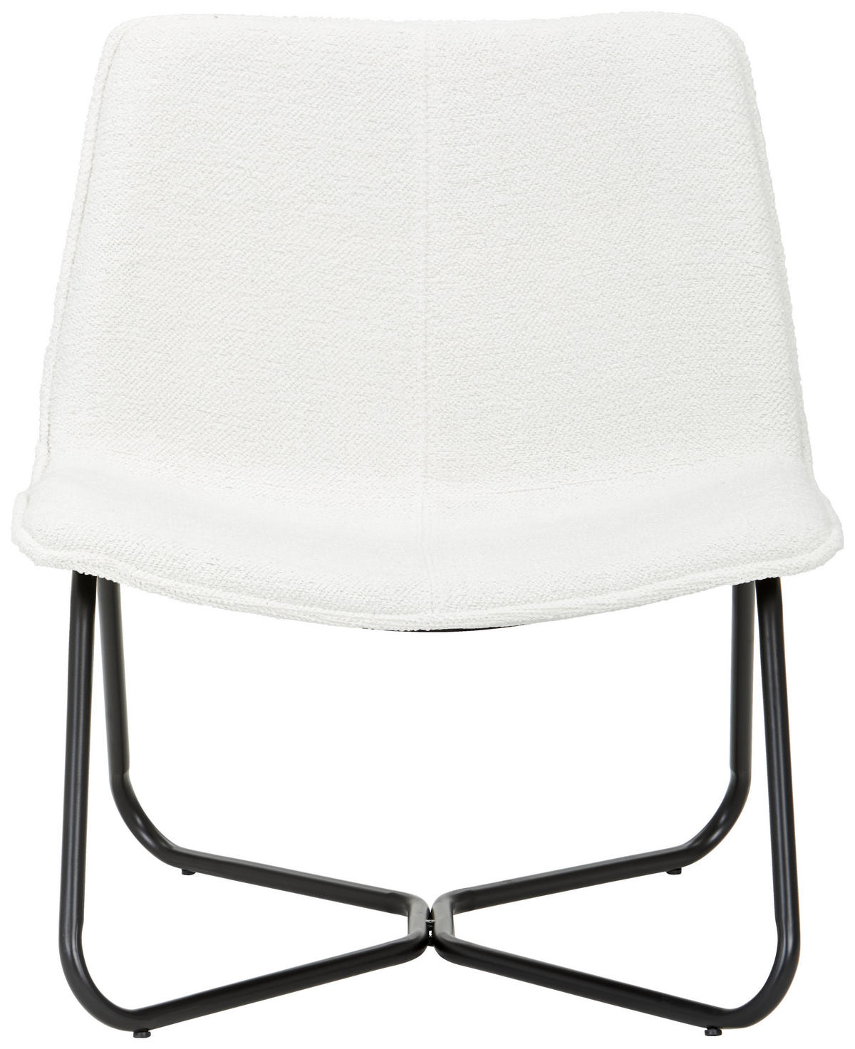 KŘESLO, dřevo, kov, textil, černá, krémová - černá/krémová, Design, kov/dřevo (65/71/73cm) - MID.YOU