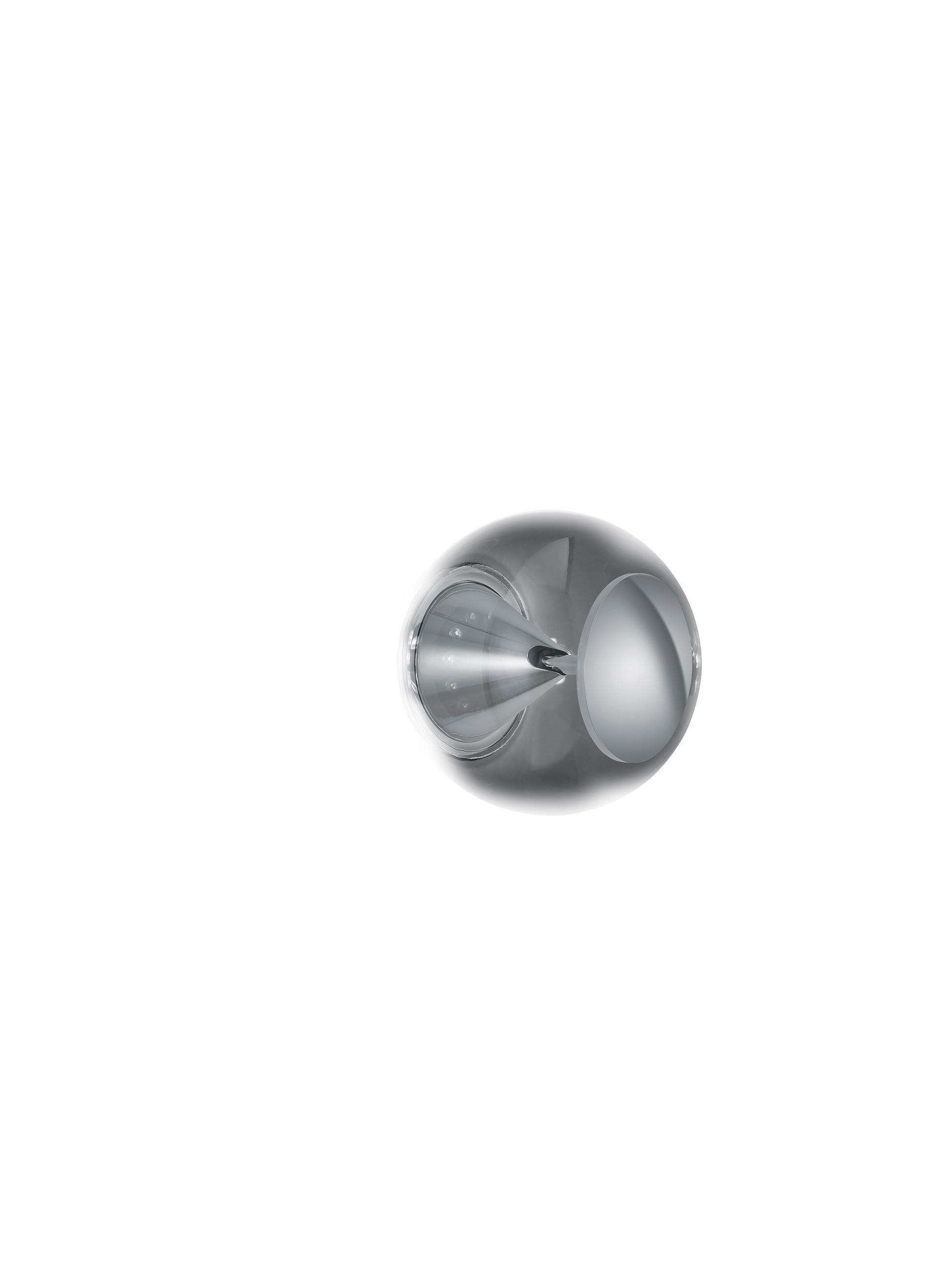 DECKENLEUCHTE PINO 16/14 cm   - Weiß Hochglanz, KONVENTIONELL, Metall (16/14cm) - Helestra