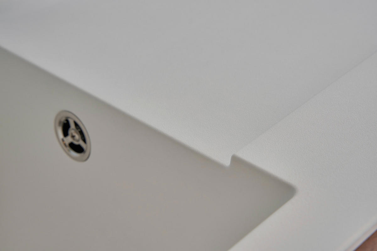 DISKHO 1712DENVER78X44W  - vit, Trend, glas/plast (78/17/43,5cm) - Respekta