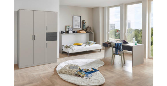 KLAPPBETT 120/200 cm,  in  - Grau/Sahara, Design, Holz/Holzwerkstoff (120/200cm) - Carryhome