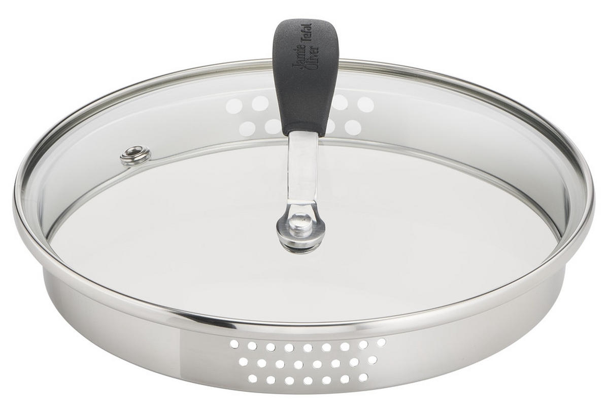 GRYT- OCH KASTRULLSET Intuition 6 delar  - stålfärgad/antracit, Design, metall/glas - Tefal