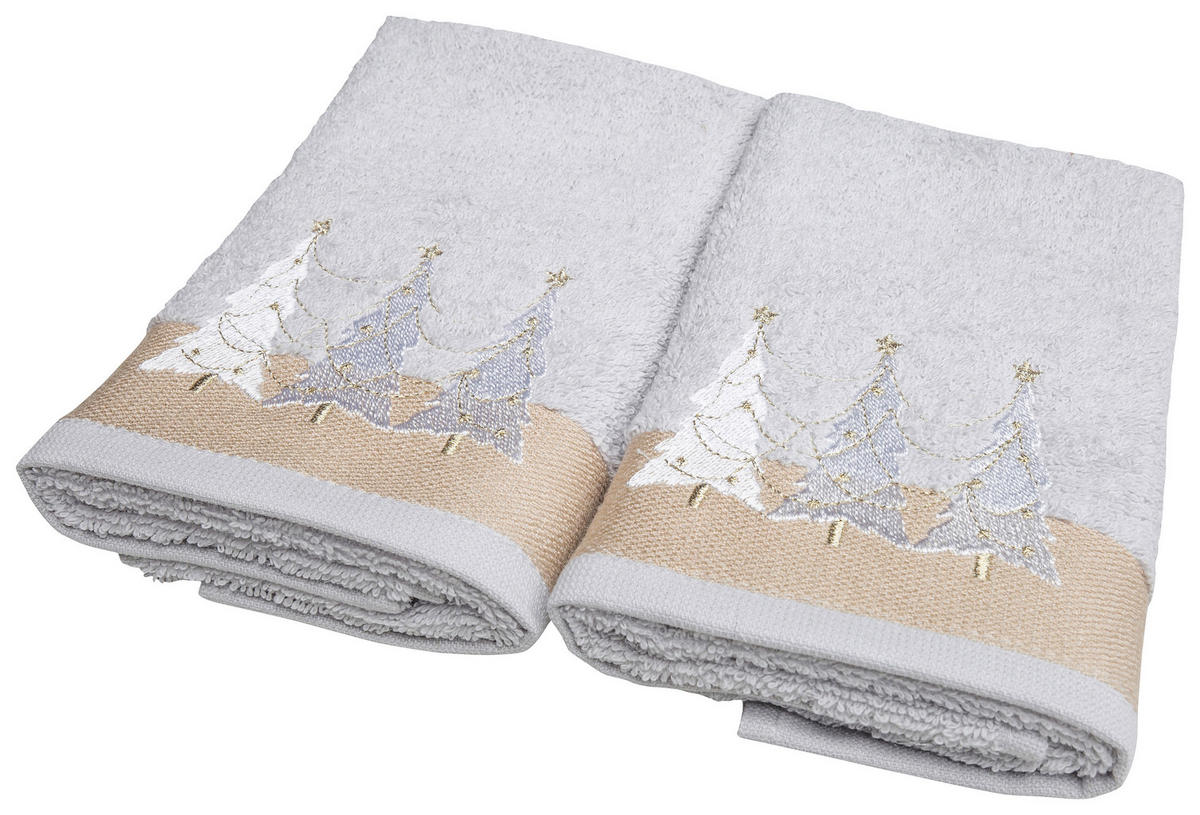 RUČNÍK PRO HOSTY, 30/50 cm, barvy zlata - barvy zlata, Konvenční, textil (30/50cm) - X-Mas