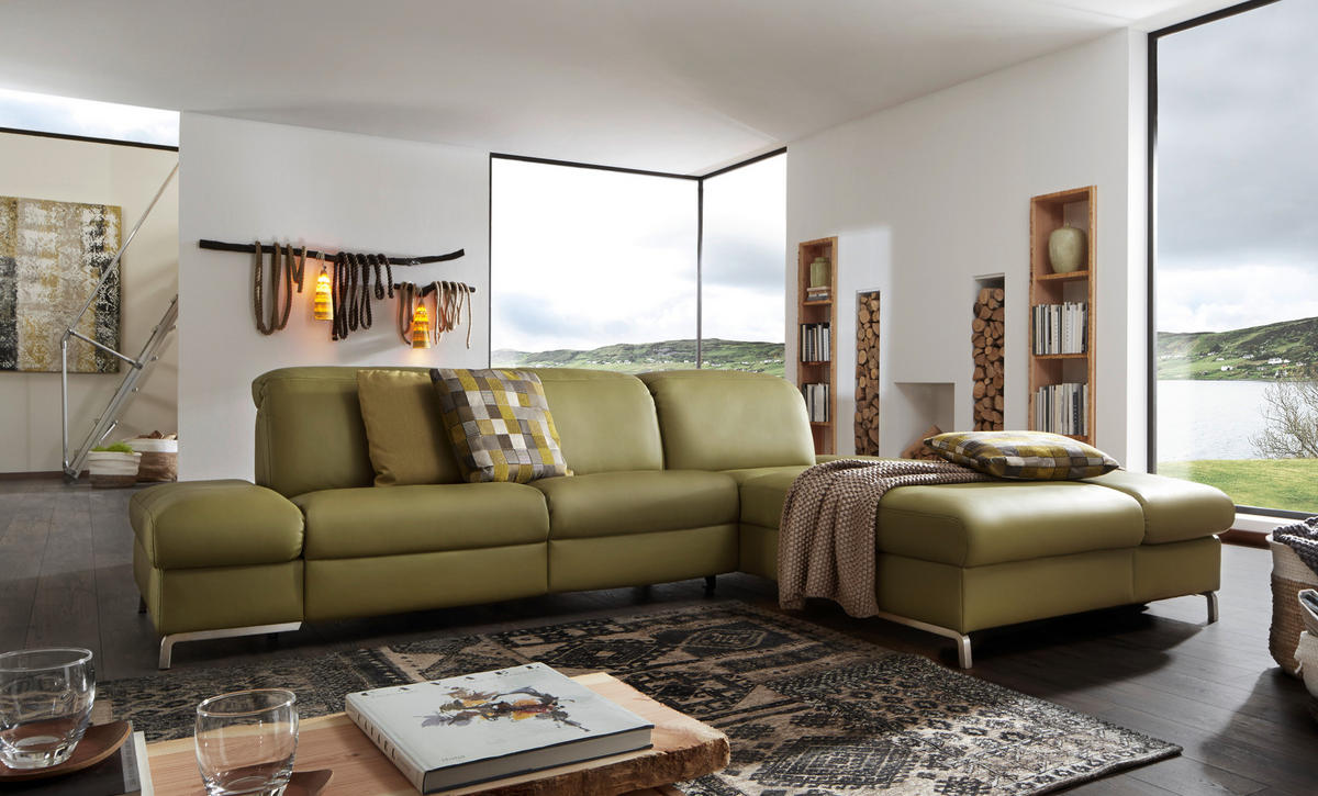 COLȚAR piele verde  - verde, Design, piele (319/213cm) - Himolla