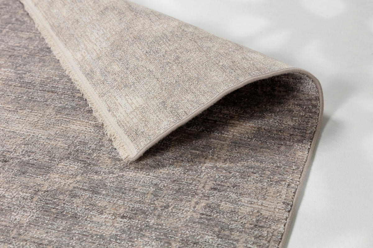 WEBTEPPICH 133/190 cm Venosa Silberfarben rechteckig  - Silberfarben, KONVENTIONELL, Textil (133/190cm) - Astra