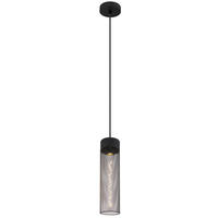 VISEČA SVETILKA        10/120 cm      E27 - črna, Design, kovina (10/120cm) - Globo