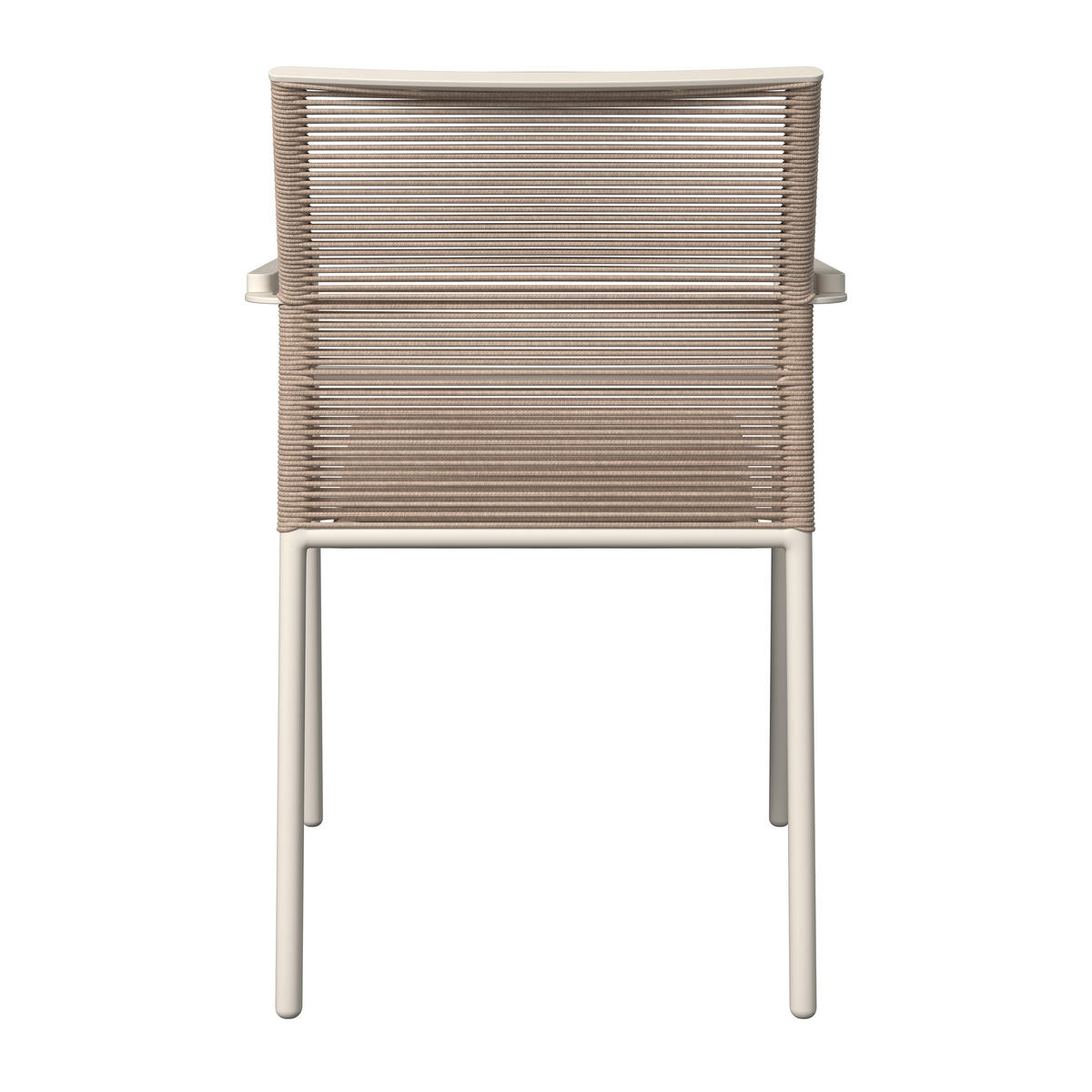 STAPELSESSEL Aluminium Beige  - Beige, Design, Textil/Metall (54/81,5/59cm) - Ambia Garden