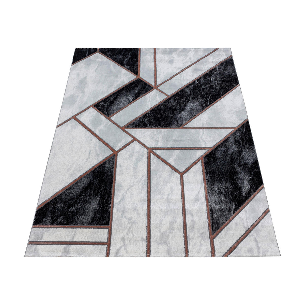 WEBTEPPICH 140/200 cm Naxos 3817 bronze Bronzefarben  - Bronzefarben, Design, Textil (140/200cm)