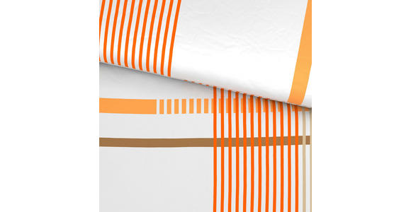 BETTWÄSCHE TANJA Satin 140/200 cm  - Orange, KONVENTIONELL, Textil (140/200cm) - Novel