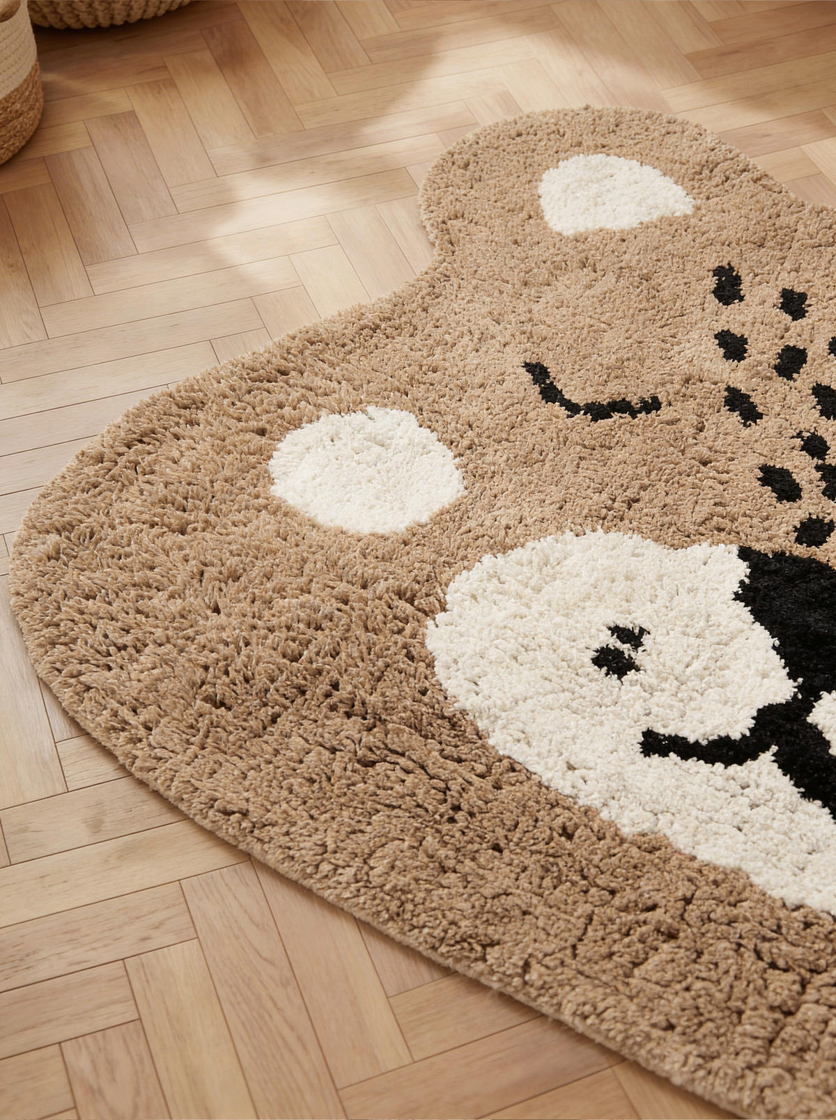 KINDERTEPPICH 93/120 cm Snuggle Bea  - Hellbraun, Basics, Kunststoff/Textil (93/120cm) - Hanse Home