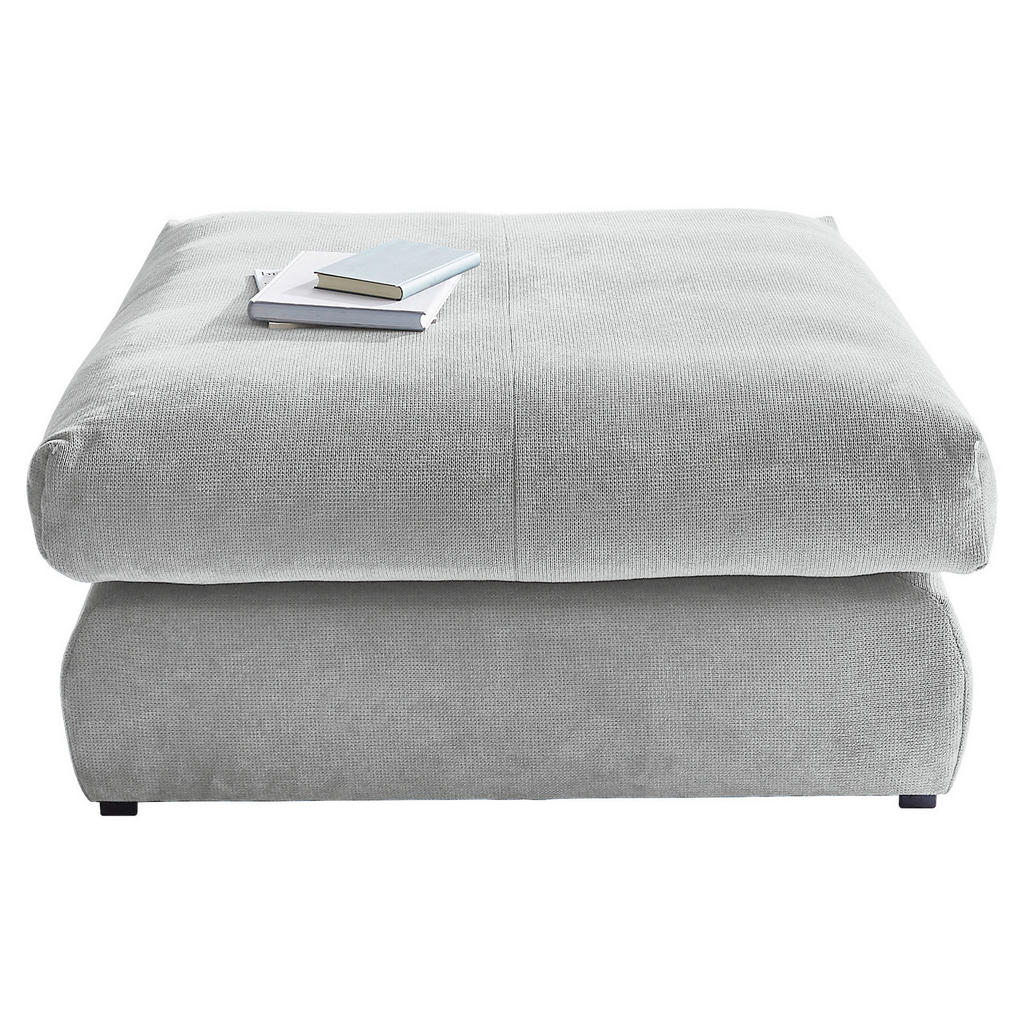 Thumbnail - Carryhome Hocker, Grau, Textil, quadratisch, 110x50x110 cm, Stoffauswahl, Wohnzimmer, Hocker, Sitzhocker