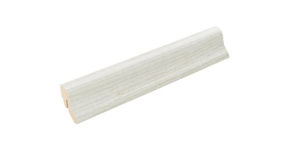 SOCKELLEISTE Creme, Eichefarben, Hellgrau - Eichefarben/Creme, Basics, Holzwerkstoff (240/2,2/4cm) - Venda