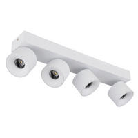 LED ZÁŘIČ, 45,5/7,2/12 cm - bílá/průhledné, Design, kov/plast (45,5/7,2/12cm) - Globo