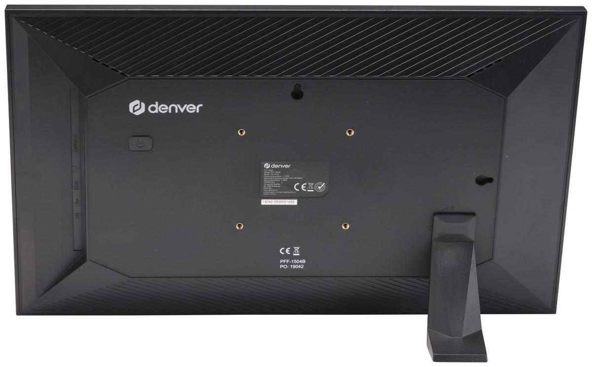 DIGITALER BILDERRAHMEN - Schwarz, Design, Kunststoff (39,6/24,5/2,7cm) - DENVER