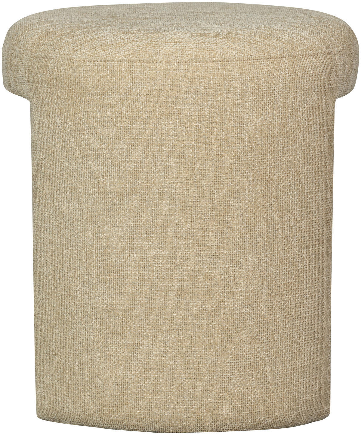 HOCKER in Textil Naturfarben  - Naturfarben, Design, Textil (45/47/45cm) - Livetastic