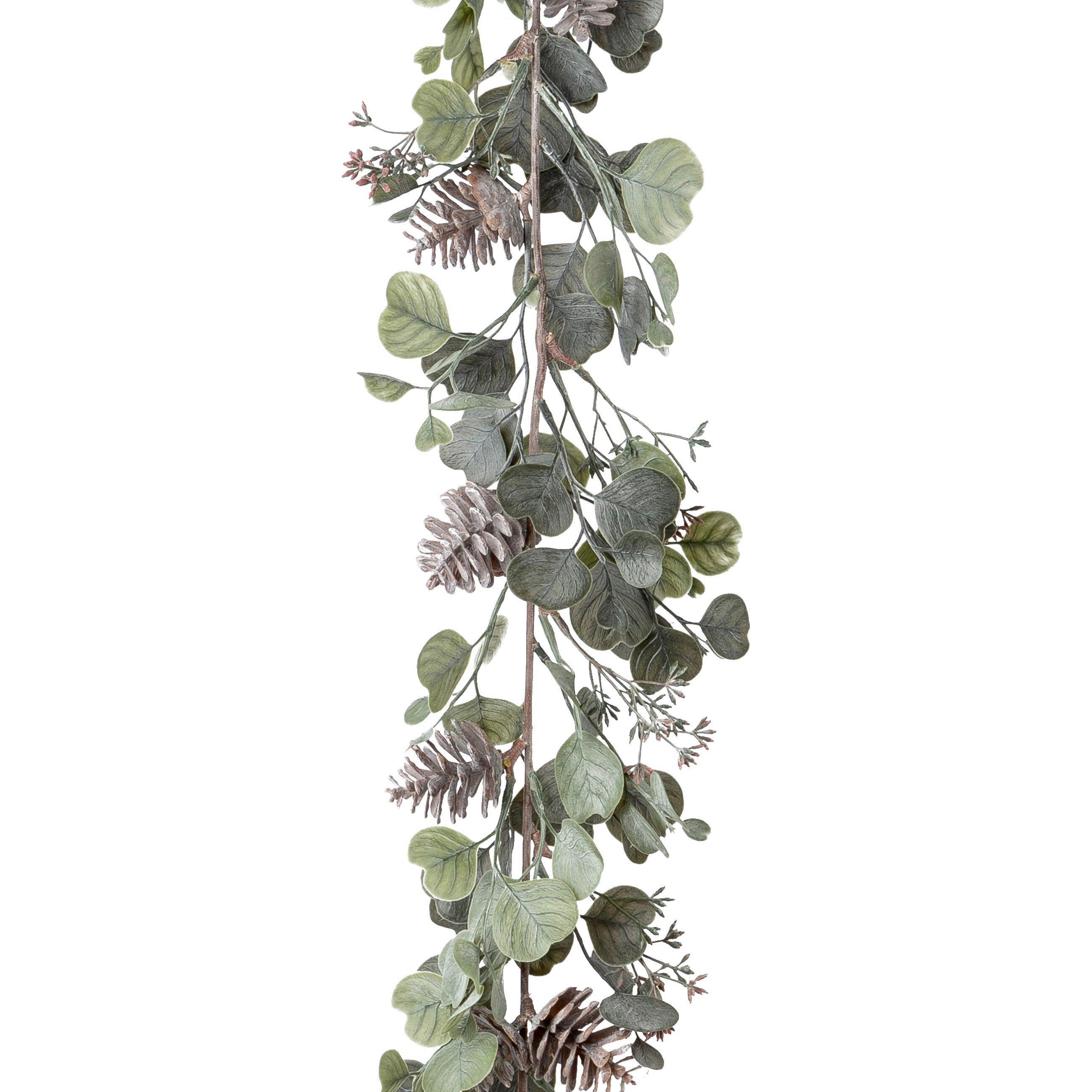 KUNSTPFLANZE  - Grau/Grün, Basics, Kunststoff (175cm)
